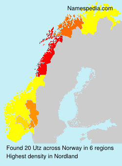 Surname Utz in Norway Surname Utz in Norway
