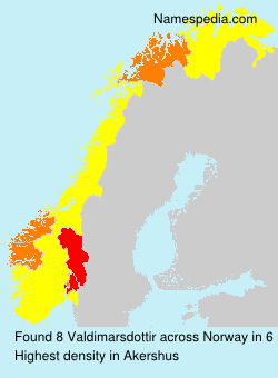 Surname Valdimarsdottir in Norway Surname Valdimarsdottir in Norway