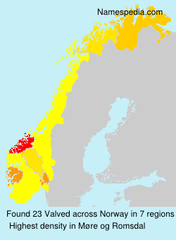 Surname Valved in Norway Surname Valved in Norway