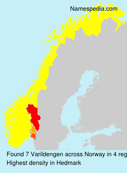 Surname Varildengen in Norway Surname Varildengen in Norway