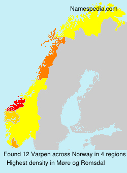 Surname Varpen in Norway Surname Varpen in Norway