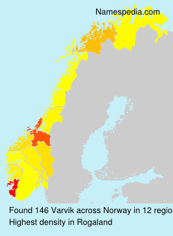 Surname Varvik in Norway Surname Varvik in Norway