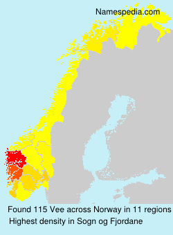 Surname Vee in Norway Surname Vee in Norway