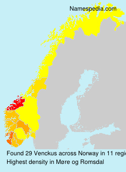 Surname Venckus in Norway Surname Venckus in Norway