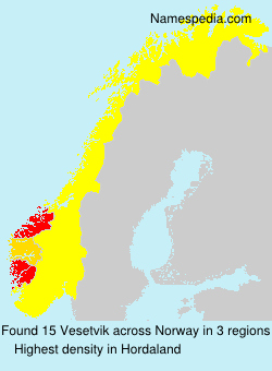Surname Vesetvik in Norway Surname Vesetvik in Norway