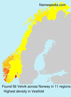 Surname Vetvik in Norway Surname Vetvik in Norway
