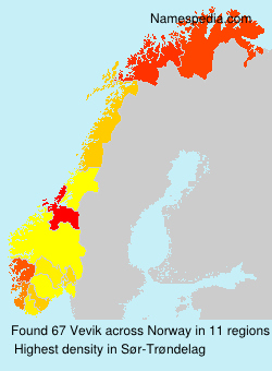 Surname Vevik in Norway Surname Vevik in Norway