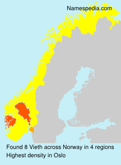 Surname Vieth in Norway Surname Vieth in Norway