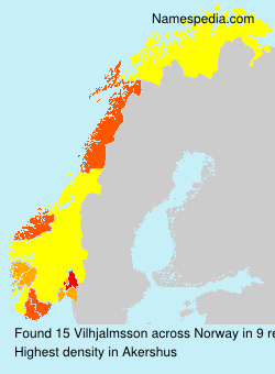 Surname Vilhjalmsson in Norway Surname Vilhjalmsson in Norway