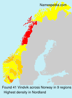 Surname Vindvik in Norway Surname Vindvik in Norway