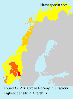 Surname Virk in Norway Surname Virk in Norway