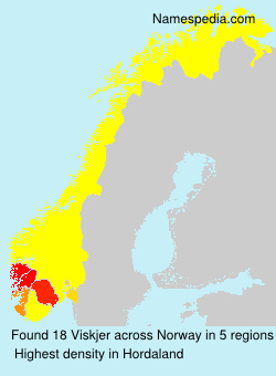 Surname Viskjer in Norway Surname Viskjer in Norway