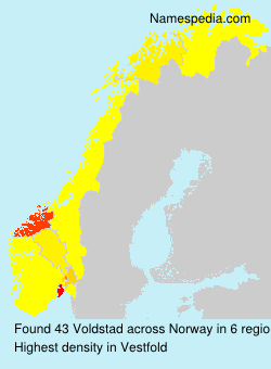 Surname Voldstad in Norway Surname Voldstad in Norway