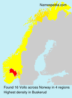 Surname Vollo in Norway Surname Vollo in Norway