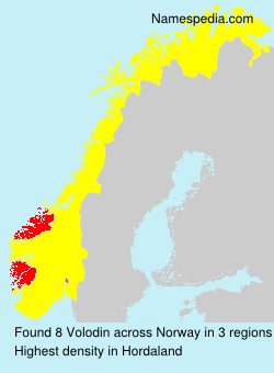 Surname Volodin in Norway Surname Volodin in Norway