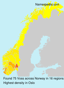 Surname Voss in Norway Surname Voss in Norway