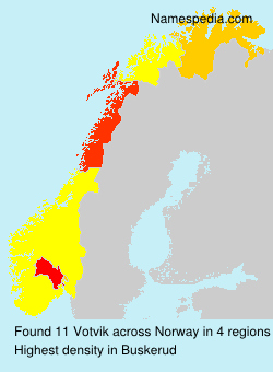 Surname Votvik in Norway Surname Votvik in Norway