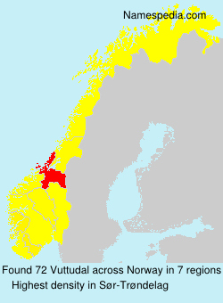 Surname Vuttudal in Norway Surname Vuttudal in Norway