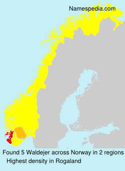 Surname Waldejer in Norway Surname Waldejer in Norway