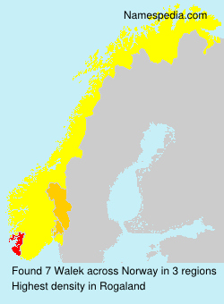 Surname Walek in Norway Surname Walek in Norway