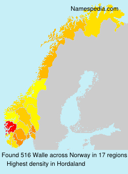 Surname Walle in Norway Surname Walle in Norway