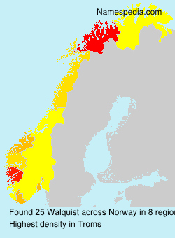 Surname Walquist in Norway Surname Walquist in Norway