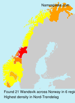 Surname Wandsvik in Norway Surname Wandsvik in Norway