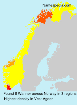Surname Wanner in Norway Surname Wanner in Norway