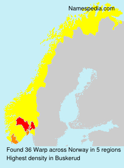 Surname Warp in Norway Surname Warp in Norway