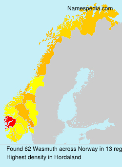 Surname Wasmuth in Norway Surname Wasmuth in Norway