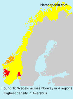 Surname Wedeld in Norway Surname Wedeld in Norway