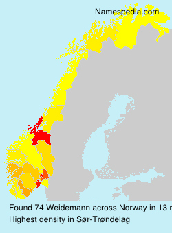 Surname Weidemann in Norway Surname Weidemann in Norway