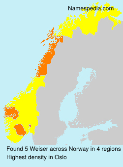 Surname Weiser in Norway Surname Weiser in Norway