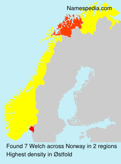 Surname Welch in Norway Surname Welch in Norway