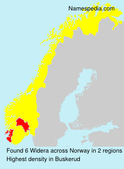Surname Widera in Norway Surname Widera in Norway