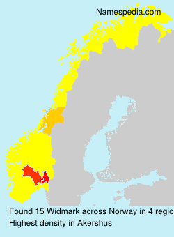 Surname Widmark in Norway Surname Widmark in Norway
