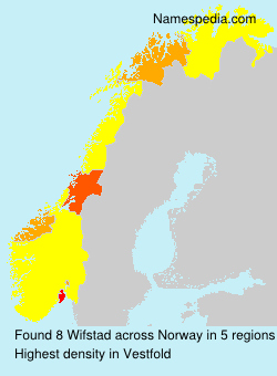 Surname Wifstad in Norway