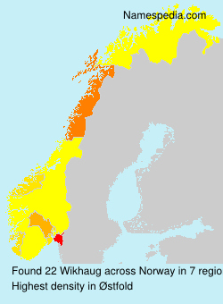 Surname Wikhaug in Norway Surname Wikhaug in Norway