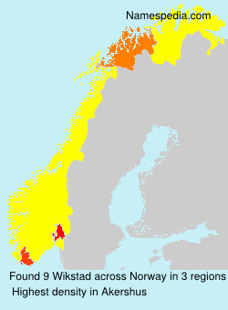 Surname Wikstad in Norway Surname Wikstad in Norway