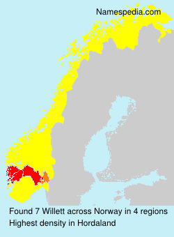 Surname Willett in Norway Surname Willett in Norway