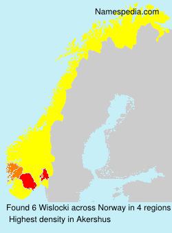 Surname Wislocki in Norway Surname Wislocki in Norway