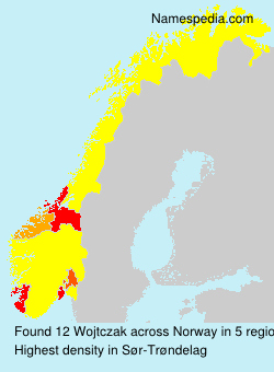 Surname Wojtczak in Norway Surname Wojtczak in Norway