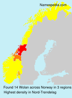 Surname Wolan in Norway Surname Wolan in Norway