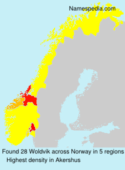 Surname Woldvik in Norway Surname Woldvik in Norway