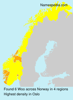 Surname Woo in Norway Surname Woo in Norway