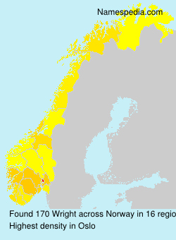 Surname Wright in Norway Surname Wright in Norway