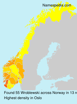Surname Wroblewski in Norway Surname Wroblewski in Norway
