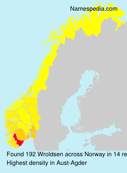 Surname Wroldsen in Norway Surname Wroldsen in Norway