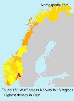 Surname Wulff in Norway Surname Wulff in Norway