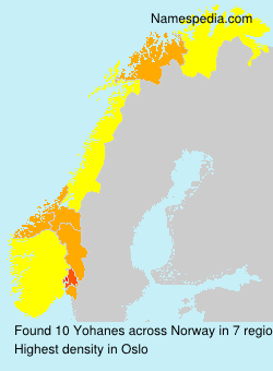 Surname Yohanes in Norway Surname Yohanes in Norway